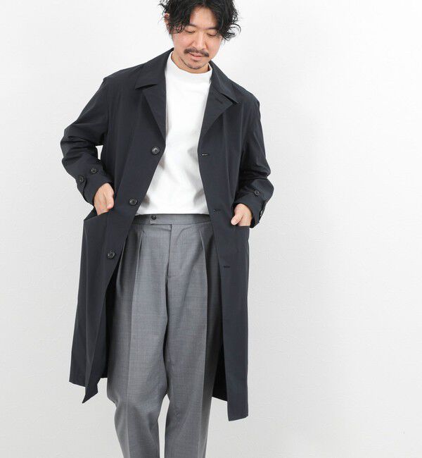 NOLLEY'S goodman「《ビジカジ対応》【ダントツ撥水】ステンカラーコート 26SS」|ステンカラーコート|