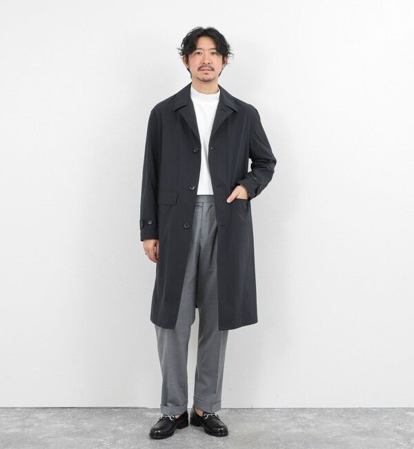 NOLLEY'S goodman「《ビジカジ対応》【ダントツ撥水】ステンカラーコート 26SS」|ステンカラーコート|