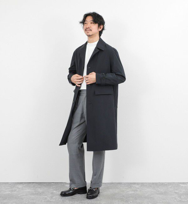 NOLLEY'S goodman「《ビジカジ対応》【ダントツ撥水】ステンカラーコート 26SS」|ステンカラーコート|