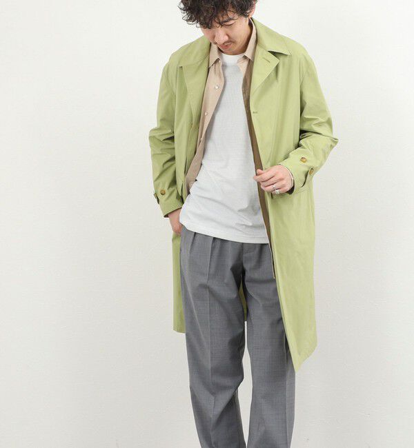 NOLLEY'S goodman「《ビジカジ対応》【ダントツ撥水】ステンカラーコート 26SS」|ステンカラーコート|