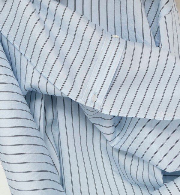 NOLLEY'S sophi「ウォッシャブルタンブラーストライプ3WAYシャツ」|シャツ・ブラウス|