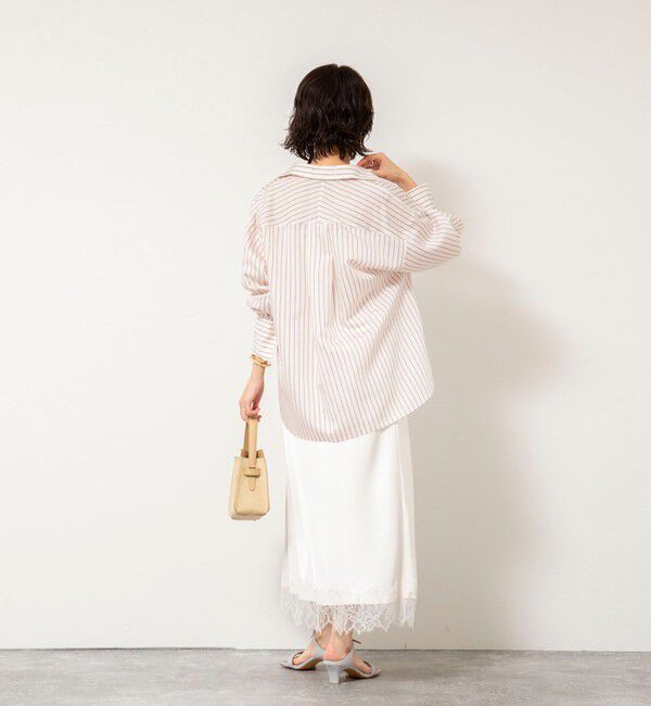 NOLLEY'S sophi「ウォッシャブルタンブラーストライプ3WAYシャツ」|シャツ・ブラウス|