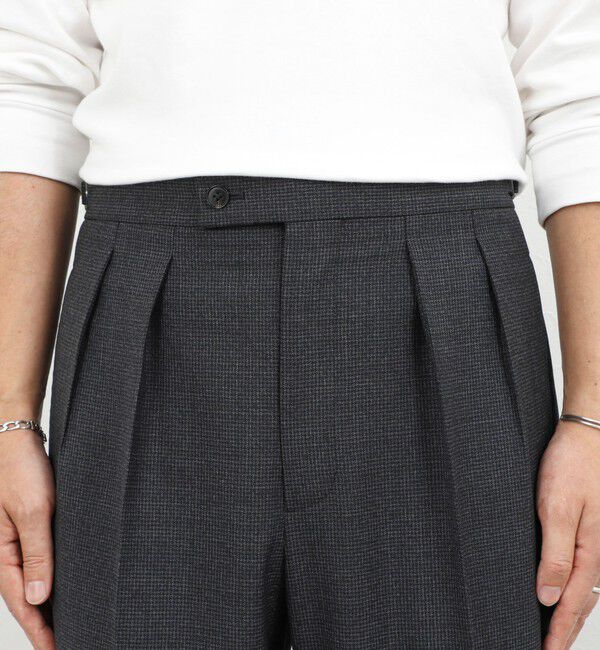 NOLLEY'S goodman「ウォッシャブルウールワイドスラックス 26SS」|スラックス|