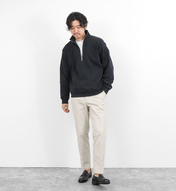 NOLLEY'S goodman「リブダンボール スタンドハーフZip 26SS」|スウェット・ジャージ|