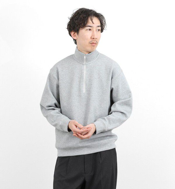 NOLLEY'S goodman「リブダンボール スタンドハーフZip 26SS」|スウェット・ジャージ|