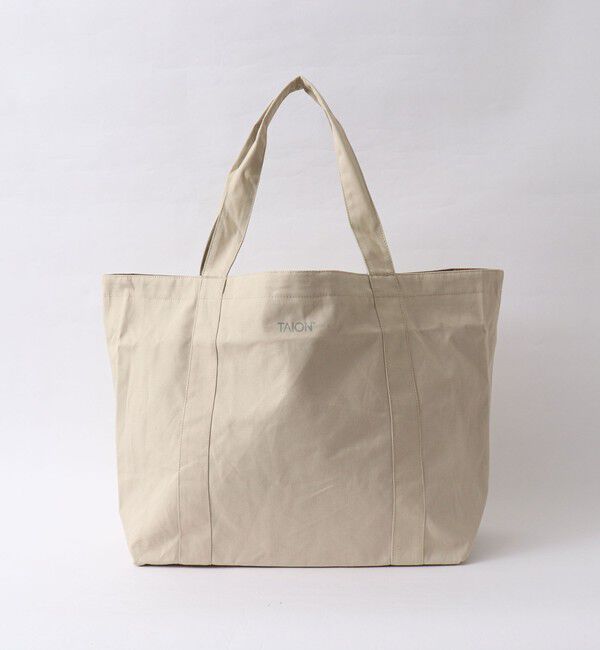 NOLLEY'S goodman「【TAION / タイオン】NON DOWN R/S CANVAS TOTE BAG L TAION-RCVTTBG01-L」|トートバッグ|