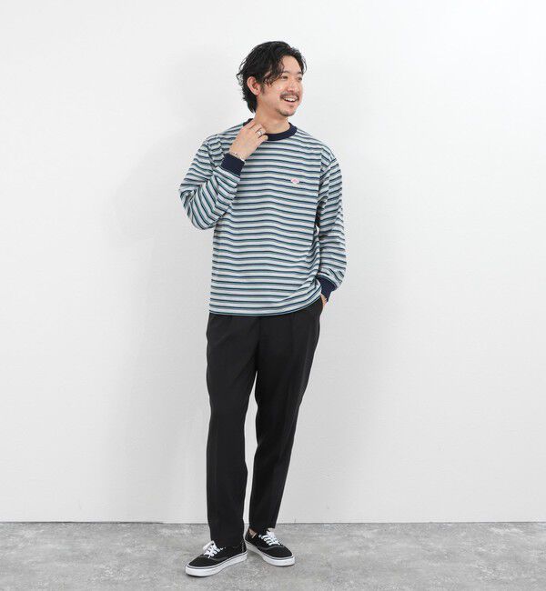 NOLLEY'S goodman「【DANTON/ダントン】DT-C0200TCB STRIPE LONG SLEEVE T-SHIRT 26SS」|Tシャツ・カットソー|