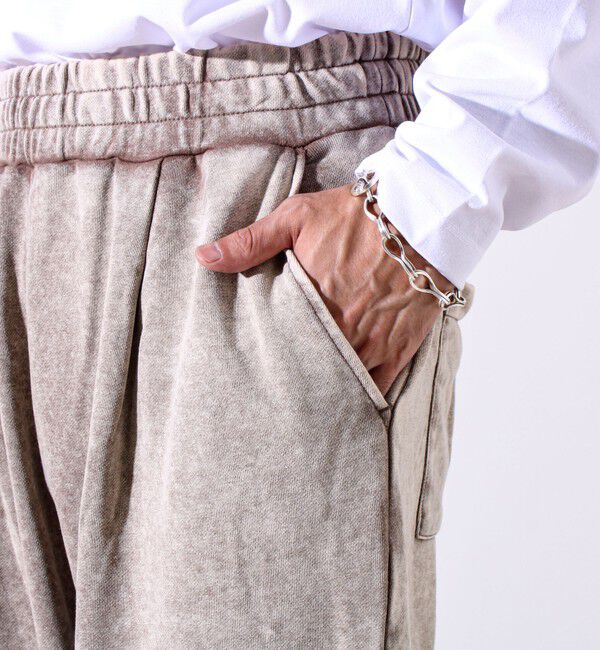 GLOSTER「【トレンド感あるルーズフィット】スノーウォッシュ スウェットパンツ」|その他|