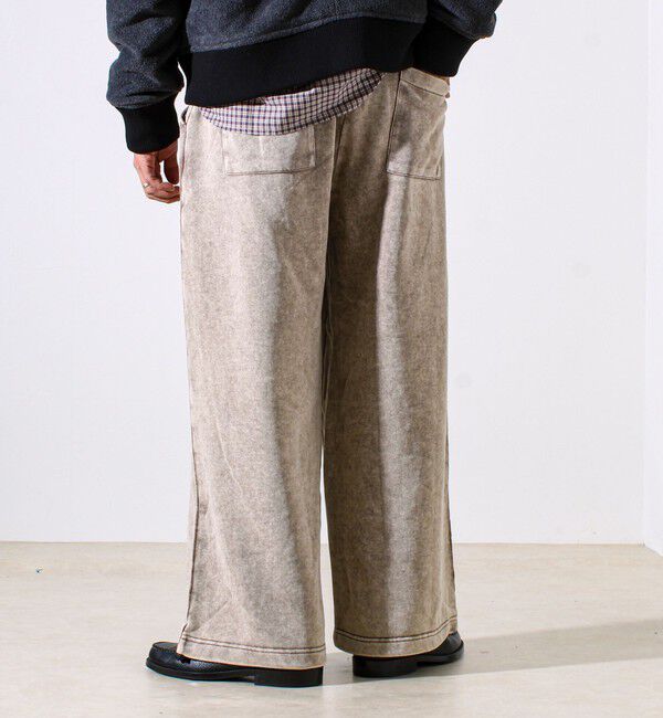 GLOSTER「【トレンド感あるルーズフィット】スノーウォッシュ スウェットパンツ」|その他|