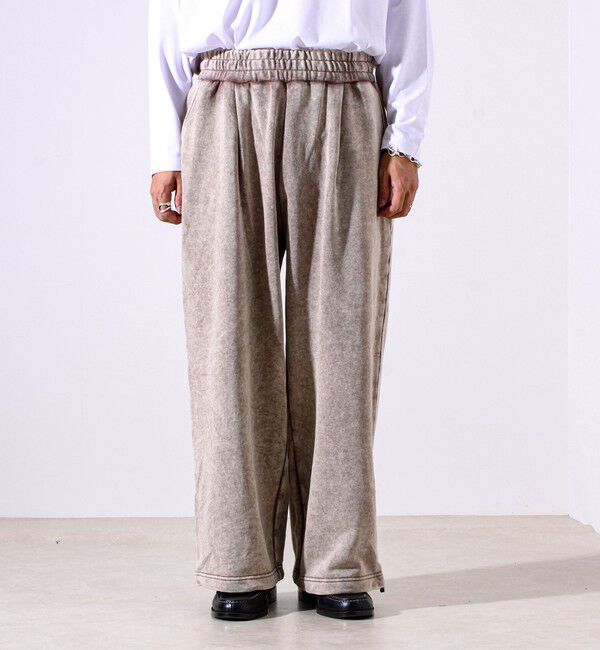 GLOSTER「【トレンド感あるルーズフィット】スノーウォッシュ スウェットパンツ」|その他|