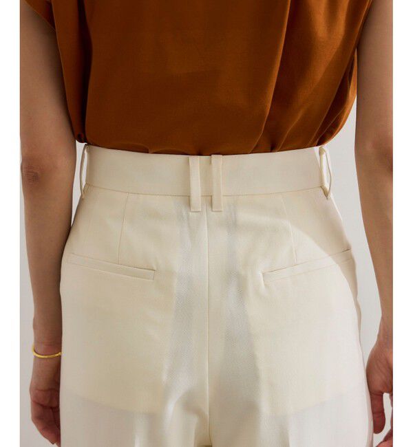 ROPE「【撥水】ウールタックトラウザーパンツ【雑誌掲載】」|チノ|