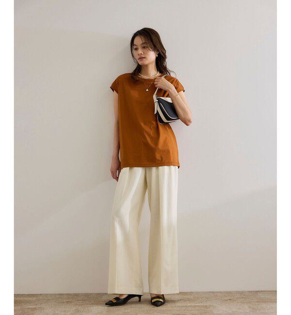 ROPE「【撥水】ウールタックトラウザーパンツ【雑誌掲載】」|チノ|