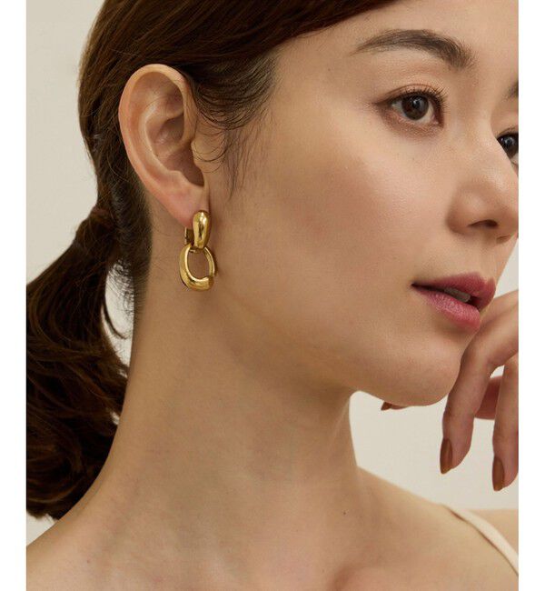 ROPE'「2WAYムアリングモチーフピアス」|ピアス|ゴールド