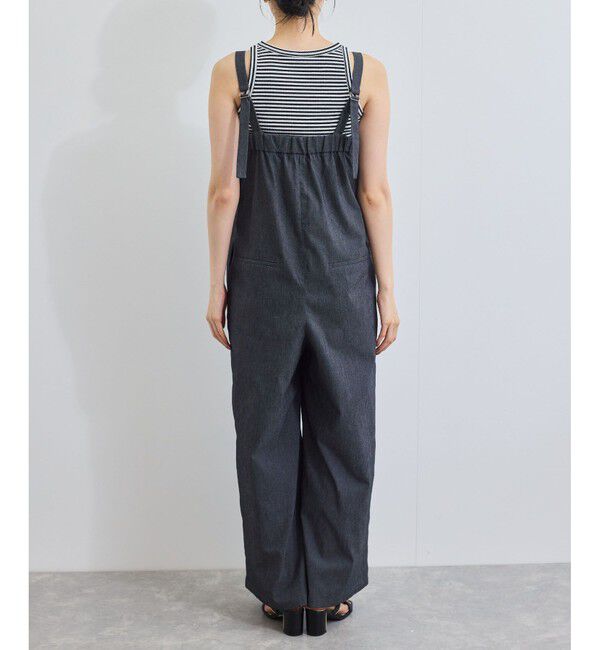 VIS「ベルト付きベアサロペット」|オールインワン|