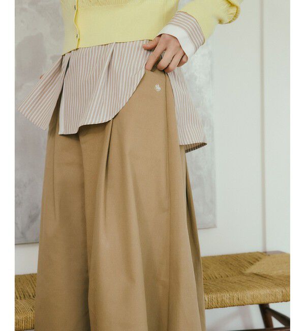 VIS「【POLO BCS】タックフレアスカート」|スカート|
