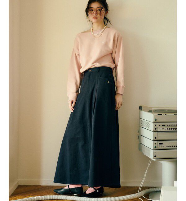 VIS「【POLO BCS】タックフレアスカート」|スカート|