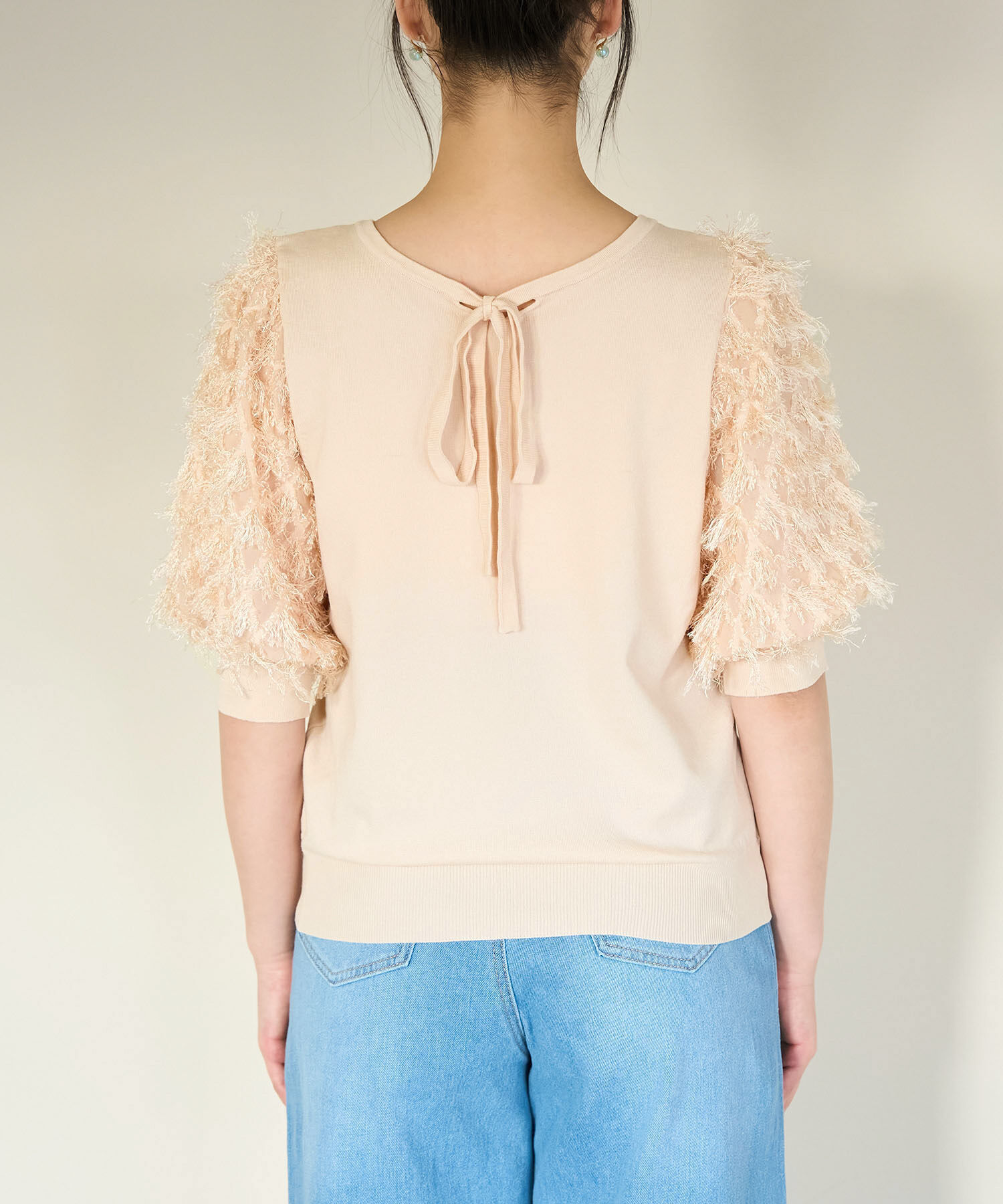 Rope&rsquo;Picnic「2WAY/袖シャギーニットプルオーバー」|ニット・セーター|