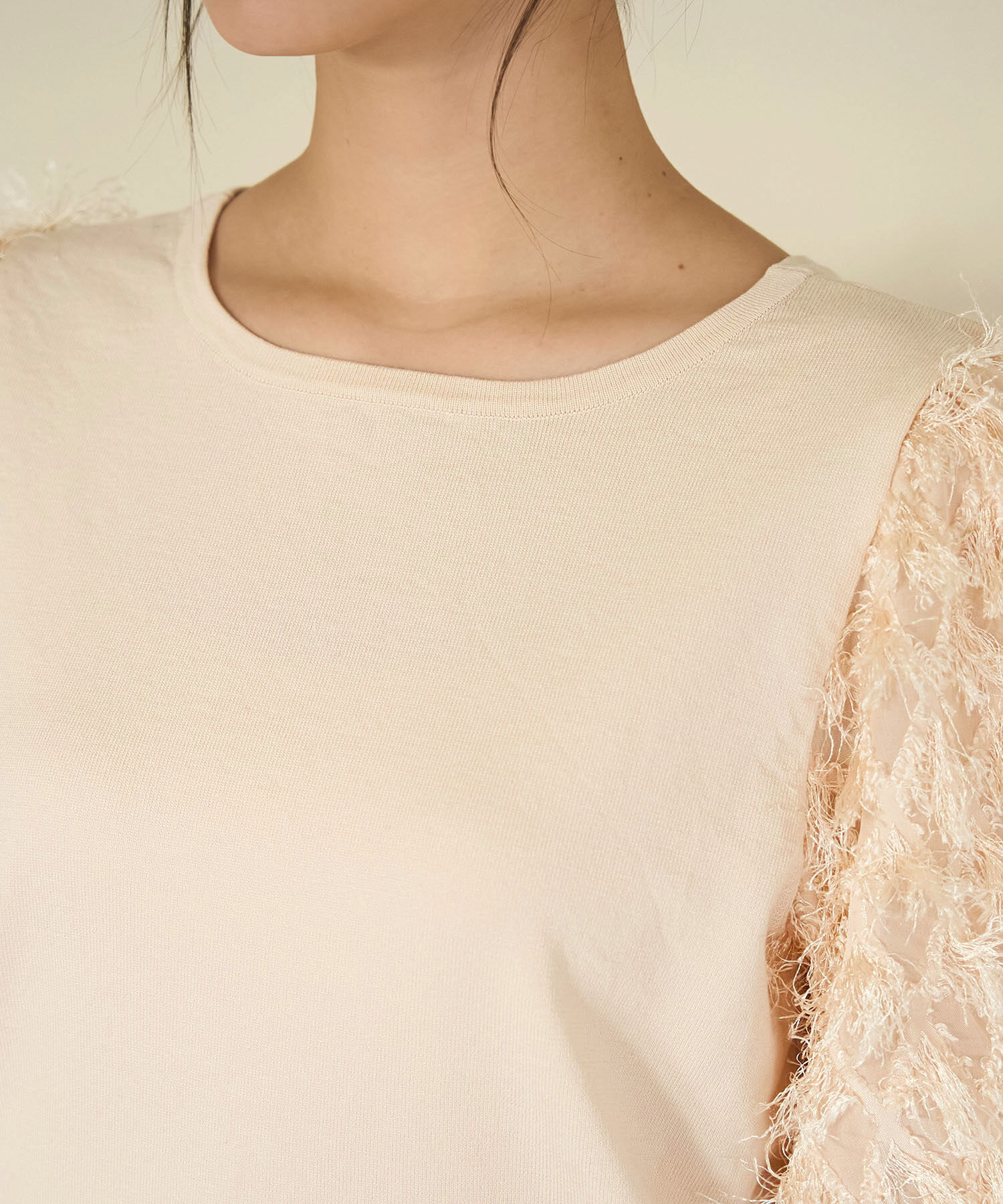 Rope&rsquo;Picnic「2WAY/袖シャギーニットプルオーバー」|ニット・セーター|