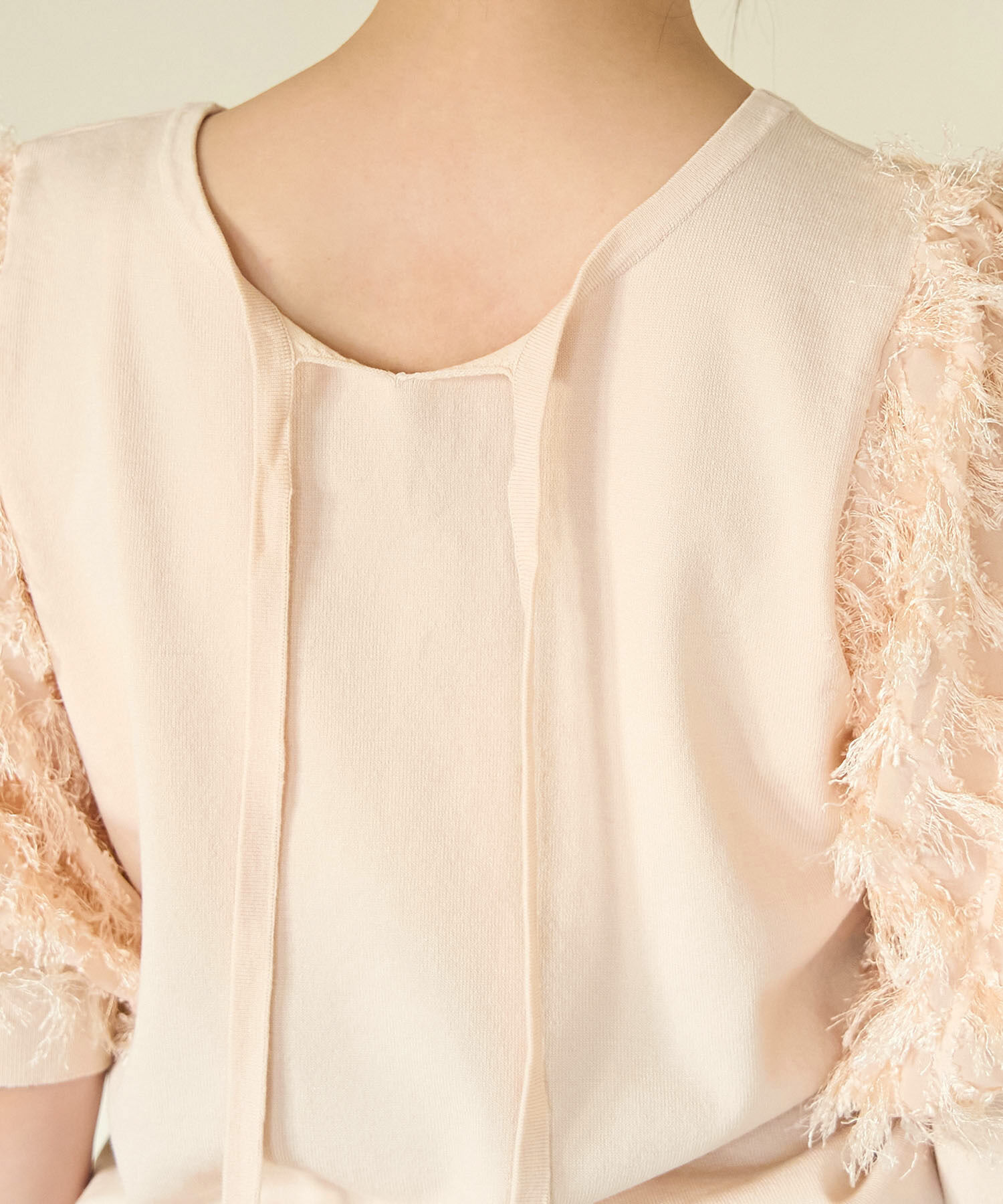 Rope&rsquo;Picnic「2WAY/袖シャギーニットプルオーバー」|ニット・セーター|