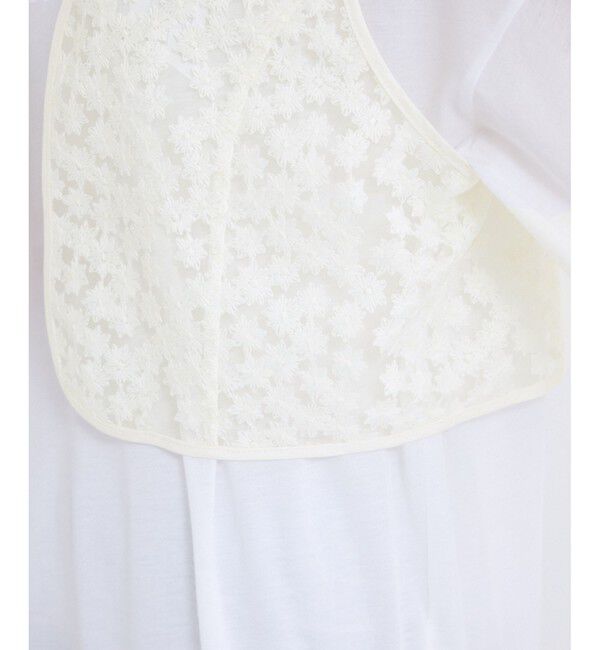 Rope&rsquo;Picnic「フラワーレースベスト」|ベスト・ジレ|