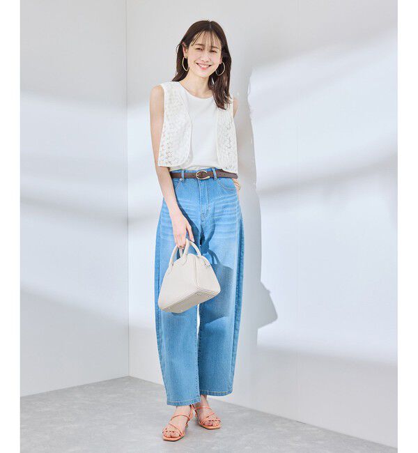 Rope&rsquo;Picnic「フラワーレースベスト」|ベスト・ジレ|