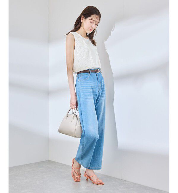 Rope&rsquo;Picnic「フラワーレースベスト」|ベスト・ジレ|