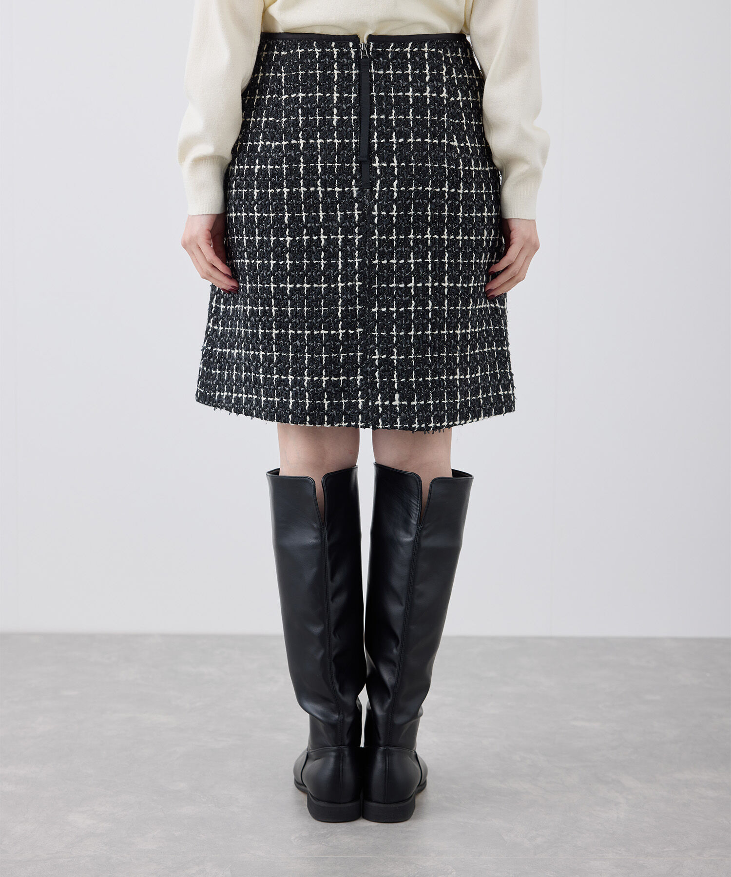 Rope&rsquo;Picnic「ツイードチェックミニスカート/セットアップ対応・リンクコーデ」|スカート|