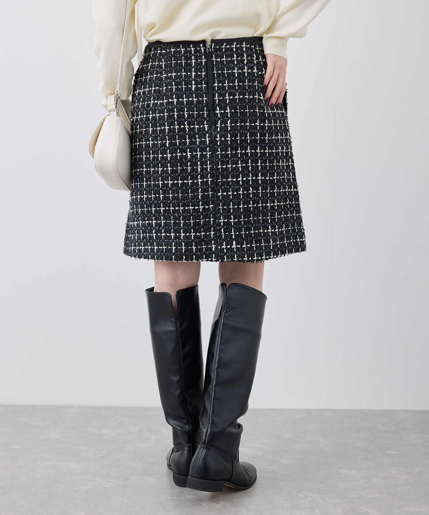 Rope&rsquo;Picnic「ツイードチェックミニスカート/セットアップ対応・リンクコーデ」|スカート|