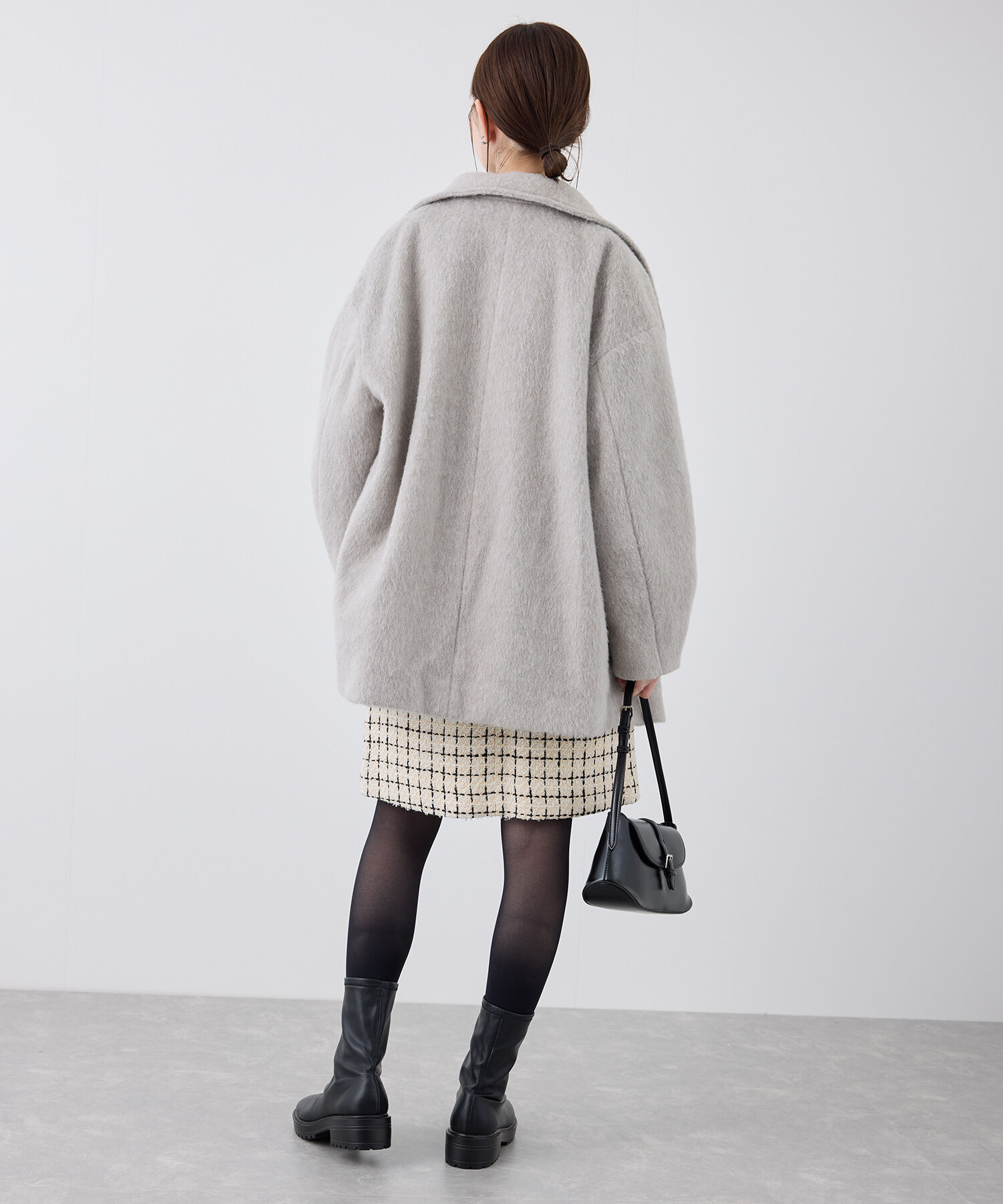 Rope&rsquo;Picnic「ツイードチェックミニスカート/セットアップ対応・リンクコーデ」|スカート|