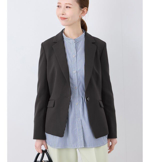 Rope&rsquo;Picnic「【花粉ガード】360&deg;ウルトラストレッチ テーラードジャケット/セットアップ対応」|テーラードジャケット|