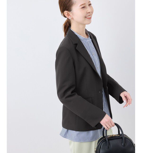 Rope&rsquo;Picnic「【花粉ガード】360&deg;ウルトラストレッチ テーラードジャケット/セットアップ対応」|テーラードジャケット|