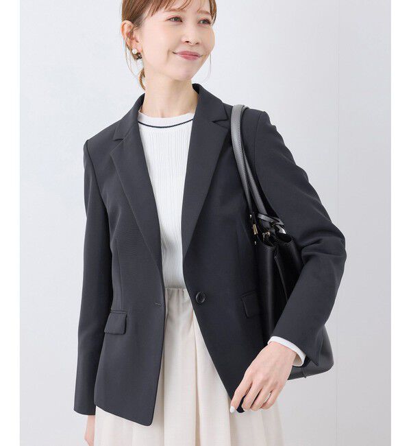 Rope&rsquo;Picnic「【花粉ガード】360&deg;ウルトラストレッチ テーラードジャケット/セットアップ対応」|テーラードジャケット|