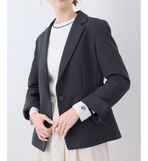 Rope&rsquo;Picnic「【花粉ガード】360&deg;ウルトラストレッチ テーラードジャケット/セットアップ対応」|テーラードジャケット|