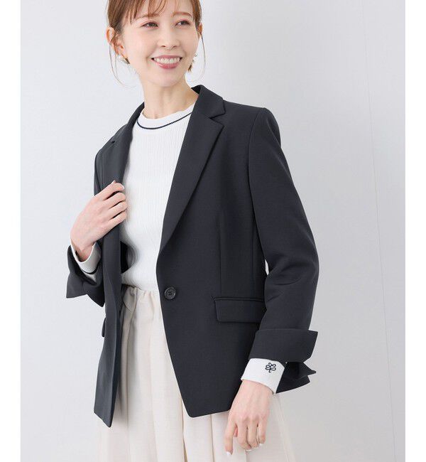 Rope&rsquo;Picnic「【花粉ガード】360&deg;ウルトラストレッチ テーラードジャケット/セットアップ対応」|テーラードジャケット|