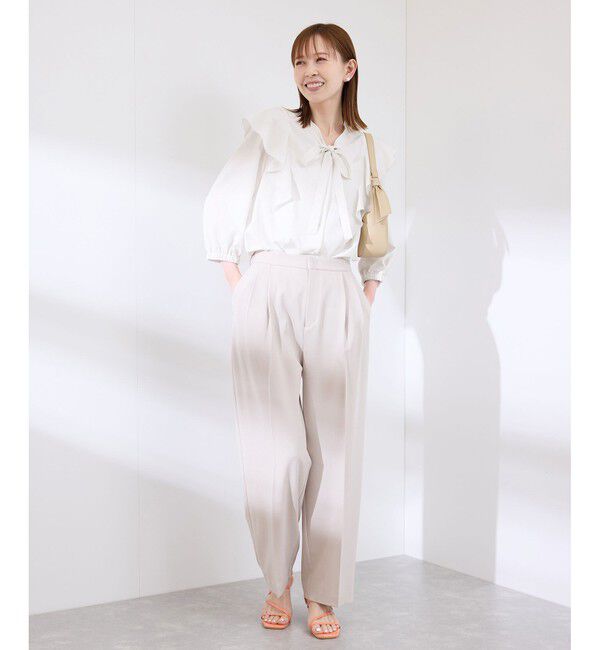 Rope&rsquo;Picnic「ラッフルリボンデザインシャツ」|シャツ・ブラウス|