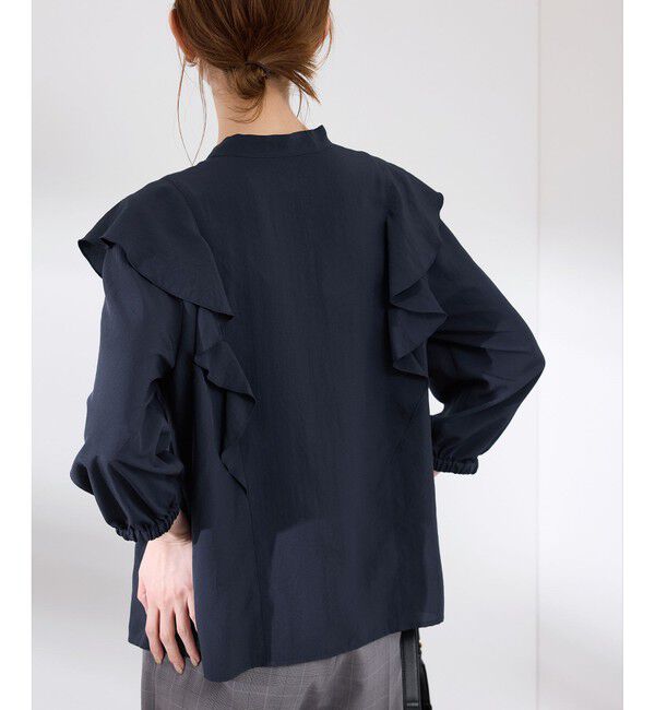 Rope&rsquo;Picnic「ラッフルリボンデザインシャツ」|シャツ・ブラウス|