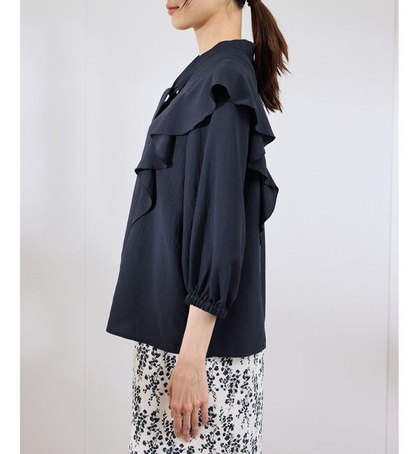 Rope&rsquo;Picnic「ラッフルリボンデザインシャツ」|シャツ・ブラウス|