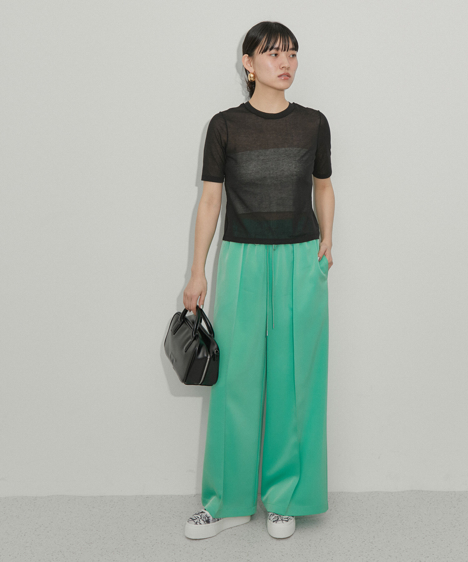 ADAM ET ROPE'「シアーハイゲージTEE」|Tシャツ・カットソー|