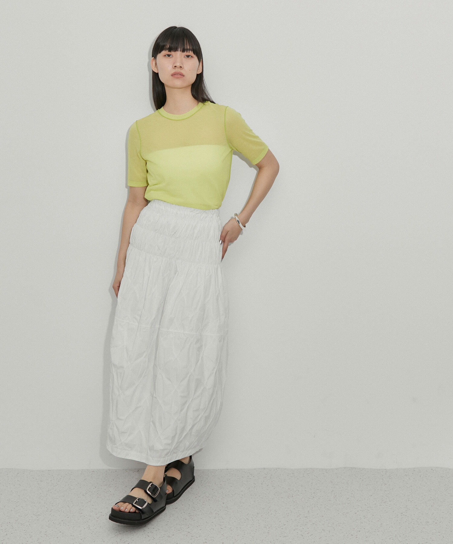 ADAM ET ROPE'「シアーハイゲージTEE」|Tシャツ・カットソー|