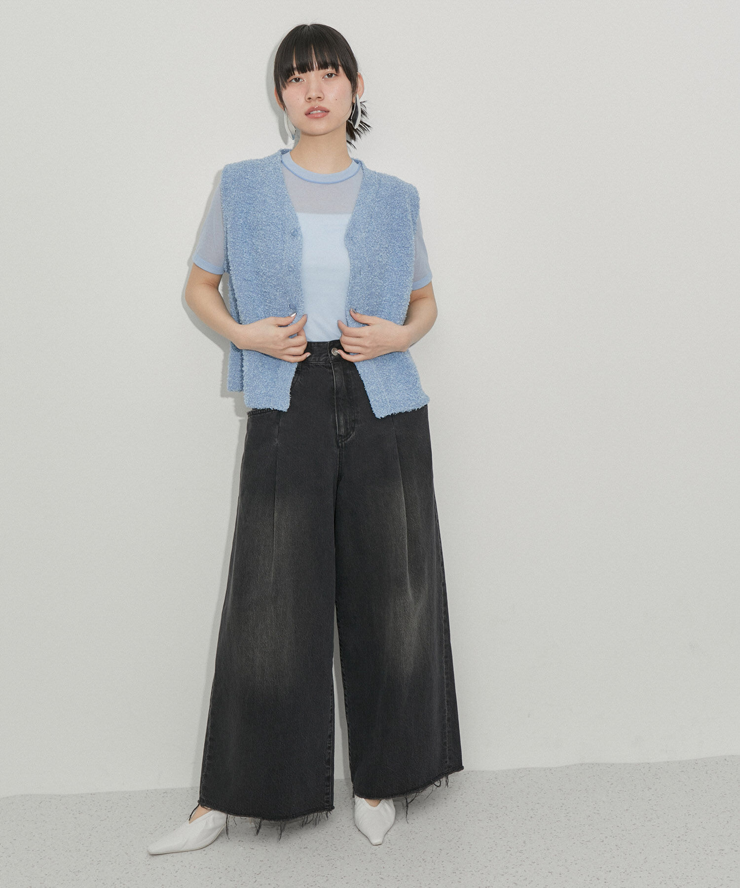 ADAM ET ROPE'「シアーハイゲージTEE」|Tシャツ・カットソー|