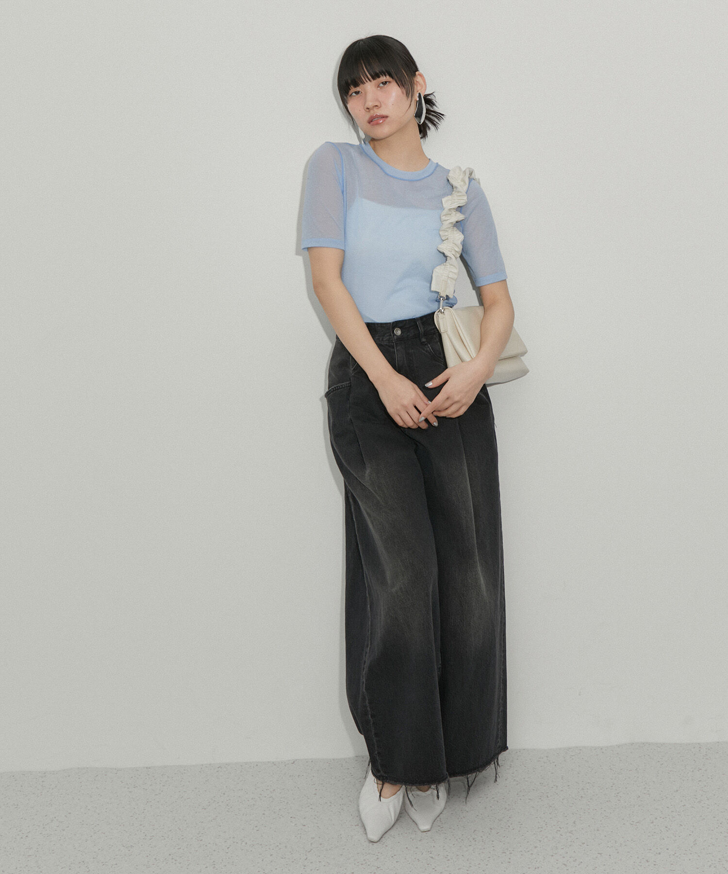 ADAM ET ROPE'「シアーハイゲージTEE」|Tシャツ・カットソー|