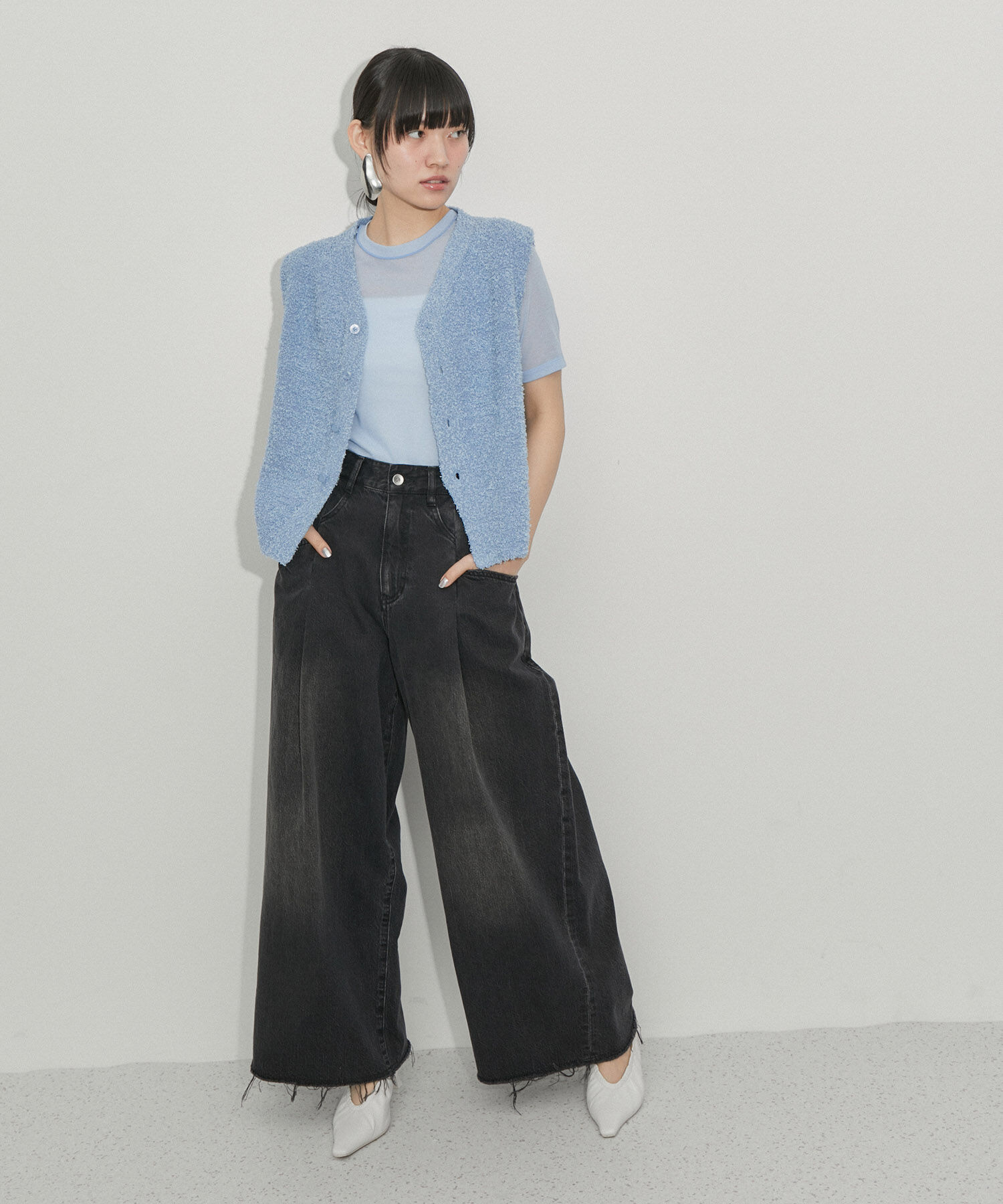 ADAM ET ROPE'「シアーハイゲージTEE」|Tシャツ・カットソー|