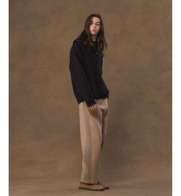 ADAM ET ROPE'「杢スウェット ニットパンツ / ヘビーウエイト / ユニセックス」|チノ|