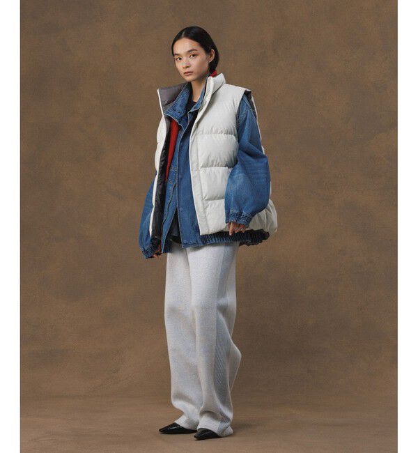 ADAM ET ROPE'「杢スウェット ニットパンツ / ヘビーウエイト / ユニセックス」|チノ|