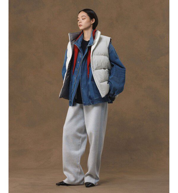 ADAM ET ROPE'「杢スウェット ニットパンツ / ヘビーウエイト / ユニセックス」|チノ|