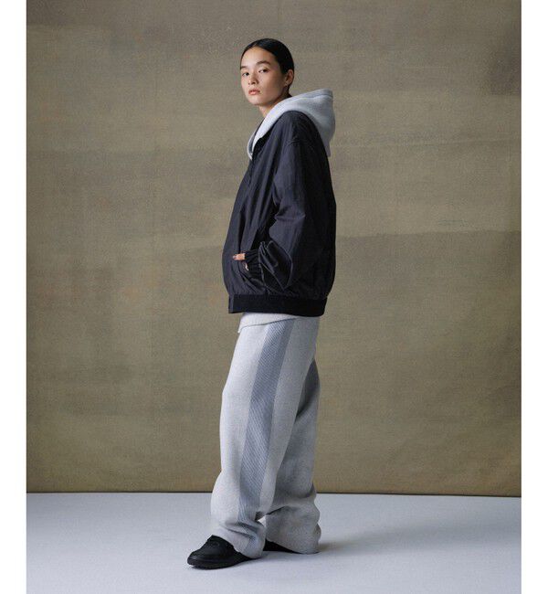 ADAM ET ROPE'「杢スウェット ニットパンツ / ヘビーウエイト / ユニセックス」|チノ|