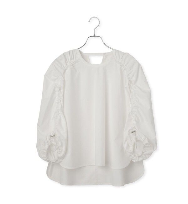 ADAM ET ROPE'「【WEB限定】ドロストスリーブブラウス」|シャツ・ブラウス|