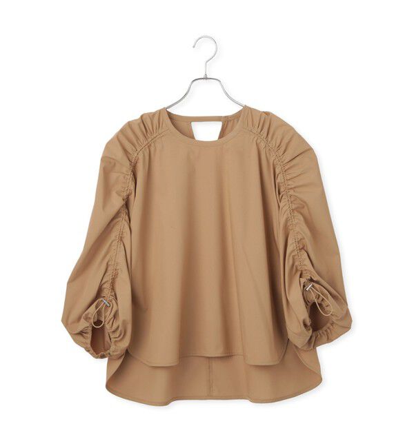 ADAM ET ROPE'「【WEB限定】ドロストスリーブブラウス」|シャツ・ブラウス|