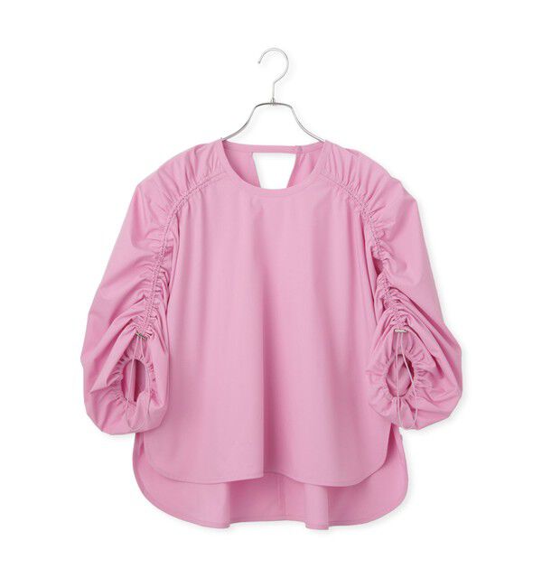 ADAM ET ROPE'「【WEB限定】ドロストスリーブブラウス」|シャツ・ブラウス|