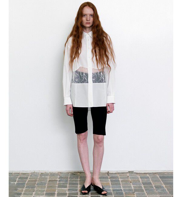 ADAM ET ROPE'「【接触冷感】ニットカプリパンツ」|チノ|